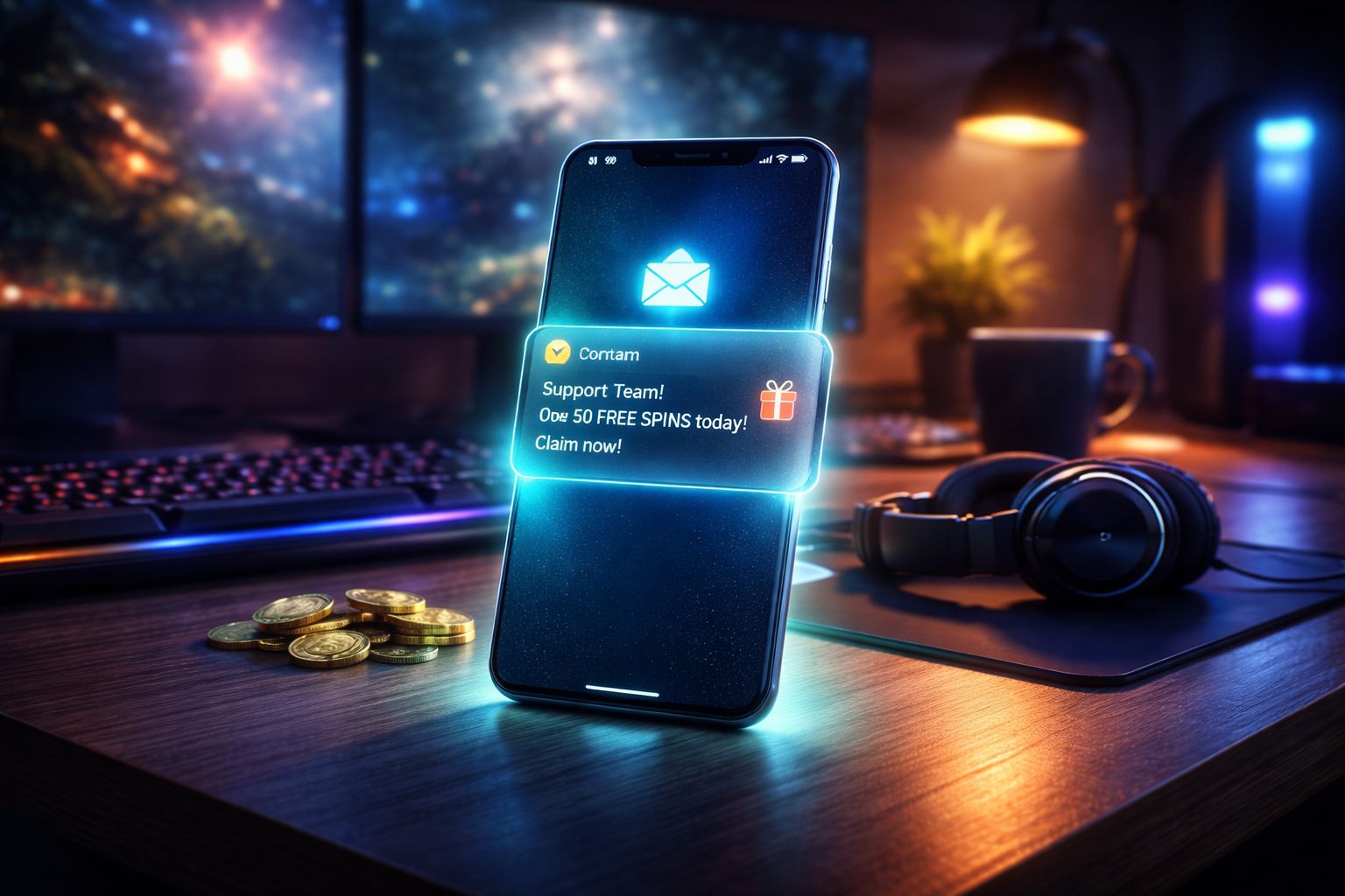 Promotions, Alerts, And Support Are Available Inside The App