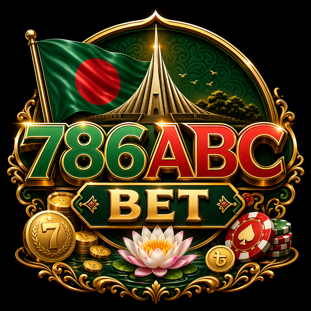 786ABC BET  logo